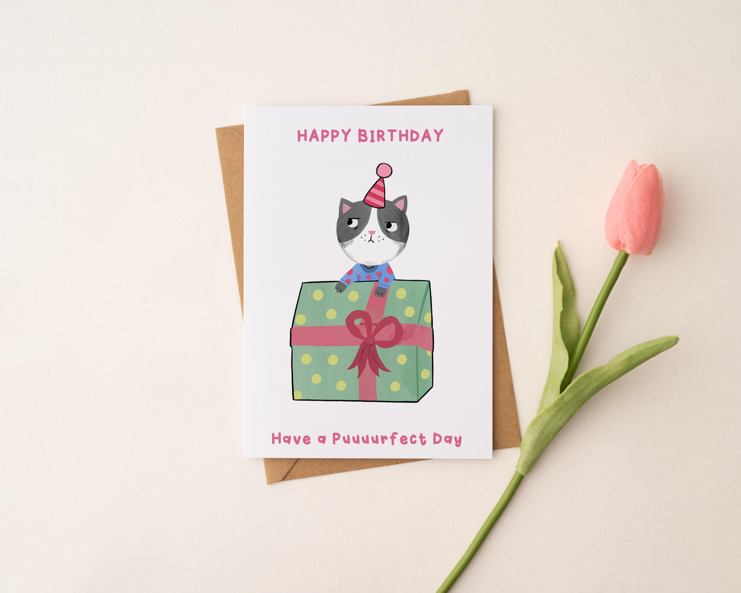 Cat lover Birthday Card