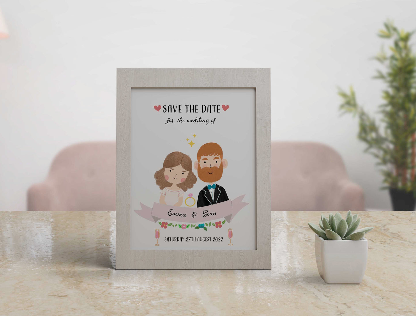 Save the Date/ Wedding Invitation Design