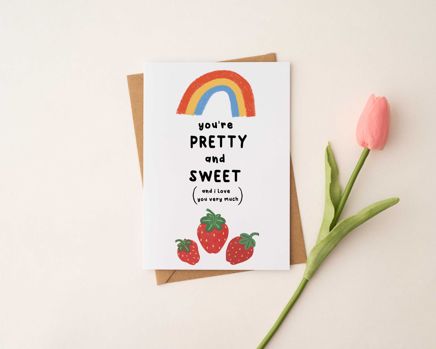 Pretty and Sweet Greeting Card