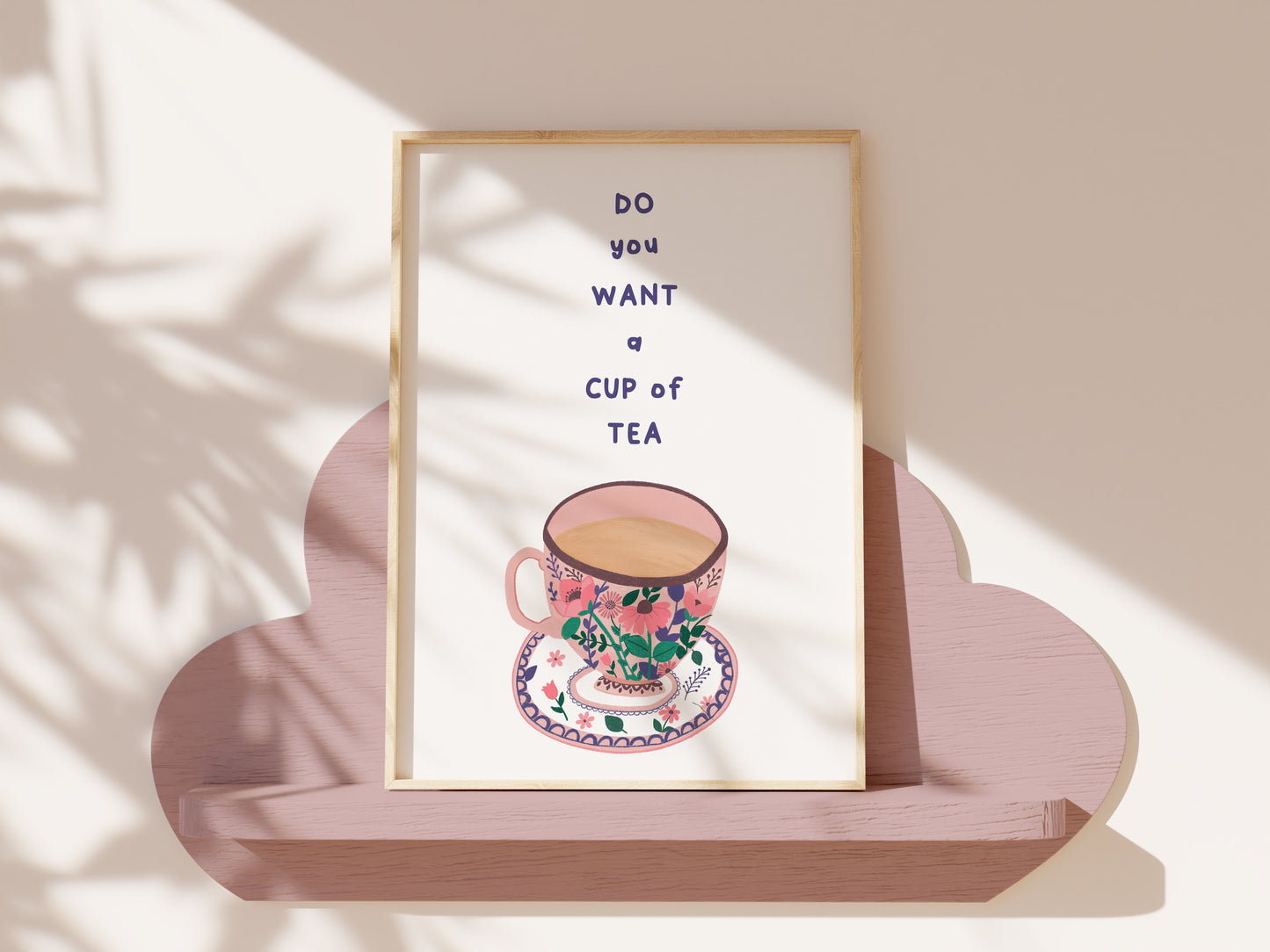 Tea art Print